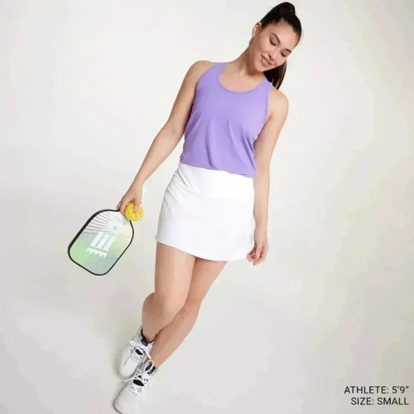 NWT Calia Women's Twist Back Tank Top Sleeveless Heathered Purple Size Medium - Picture 3 of 6